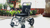 BIGHAV Electric Wheelchair for Adults, Foldable Lightweight Motorized Power Wheelchair, Black, Aluminum